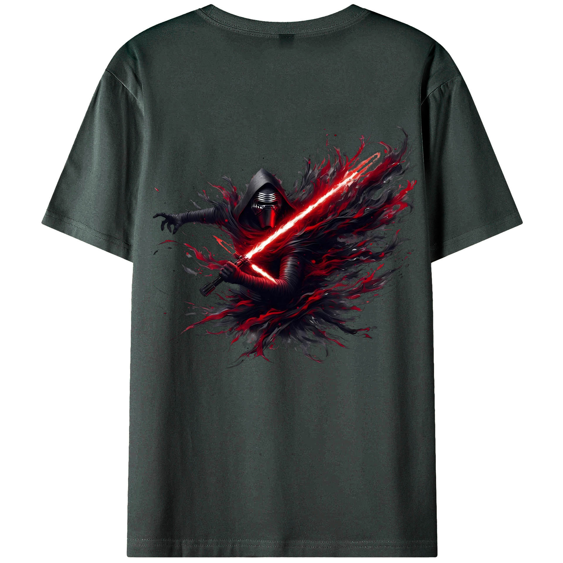 （画像用） スター・ウォーズ Star Wars 綿100％ メンズ半袖Tシャツ（バックプリント） 通気性